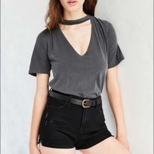 Truly Madly Deeply cut out tee Size Small